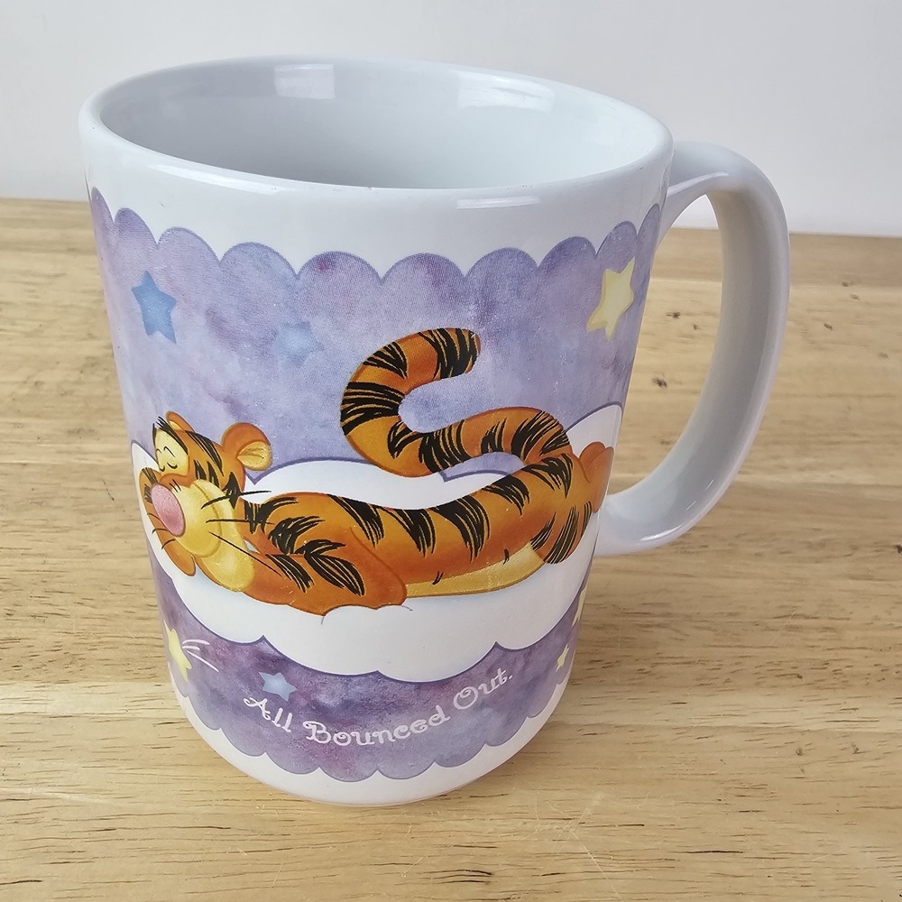 Winnie The Pooh Tigger All Bounced Out Sleeping Coffee Mug Tea Houston Harvest